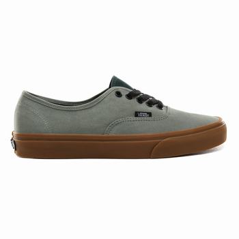 Vans Gum Authentic - Miesten Tennarit - Harmaat/Vihreä